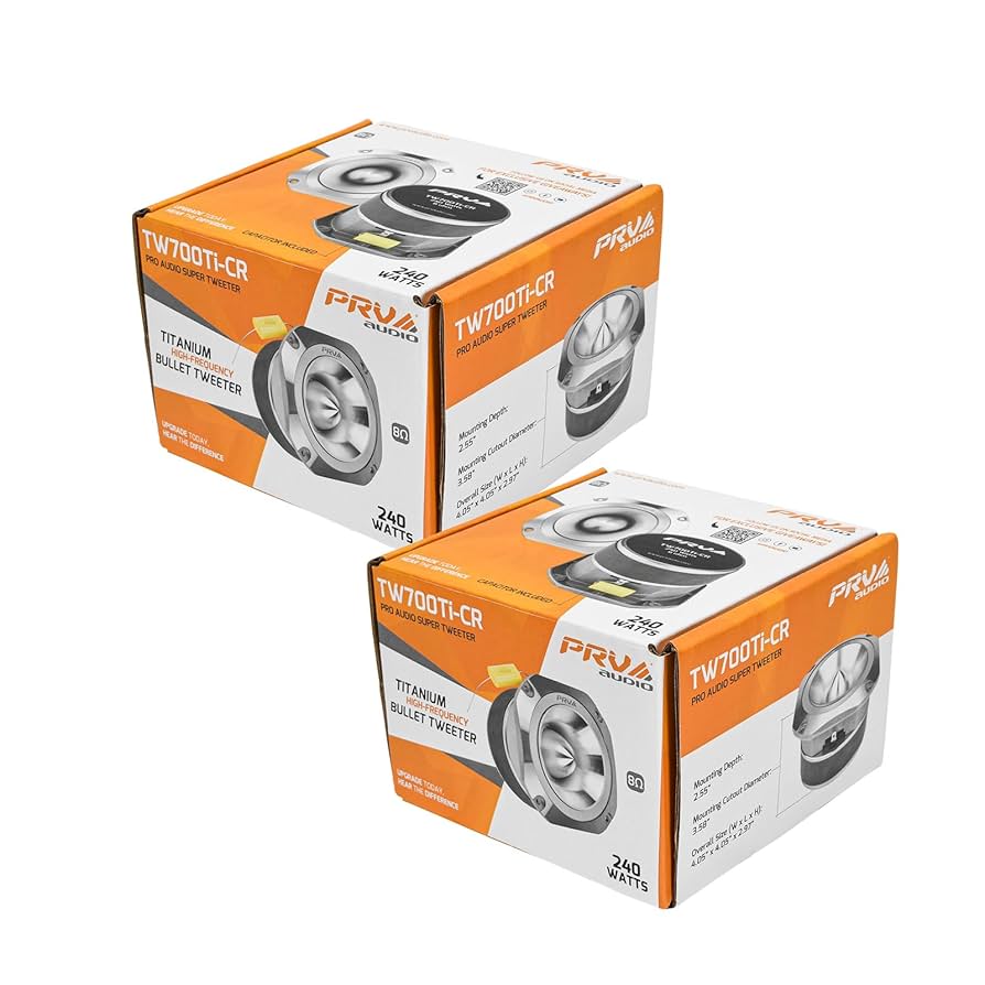 PRVツイーター TW700Ti-CRペア TW700Ti-CR - PRV Audio